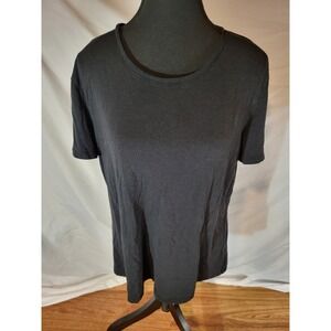 Texere Size XL Black Short Sleeve Bamboo Tee Shirt